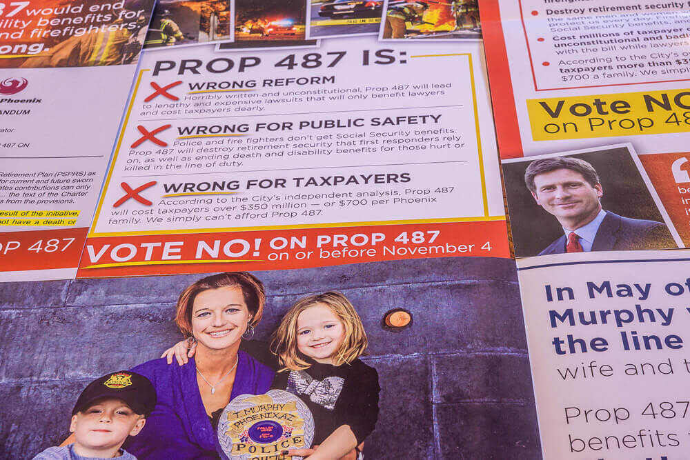 Prop 487 United Phoenix Firefighters Direct Mail