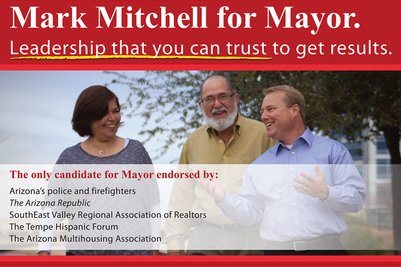 Javelina Congratulates Client Mark Mitchell in Tempe Mayoral Win