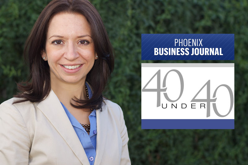 Phoenix Business Journal Honors Catherine Alonzo in its 40 Under 40 Class